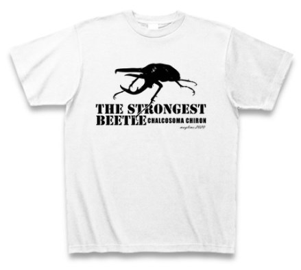 コーカサスオオカブトＴシャツ ホワイト