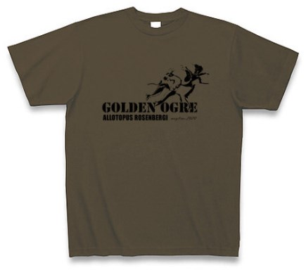オウゴンオニクワガタＴシャツ カーキ